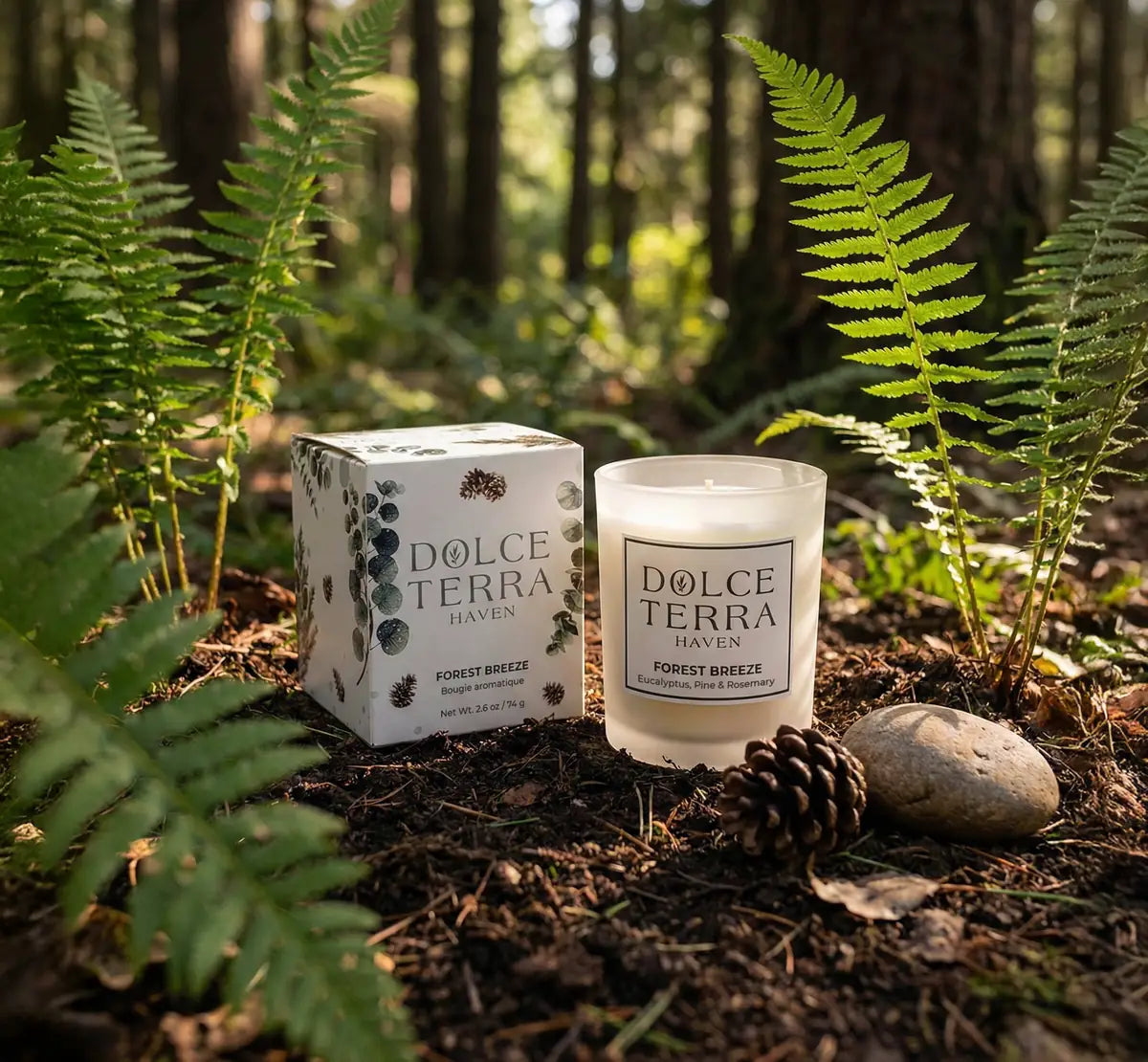 Forest Breeze Poured Candle - Travel Size