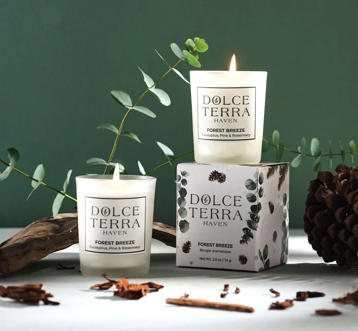 Forest Breeze Poured Candle - Travel Size