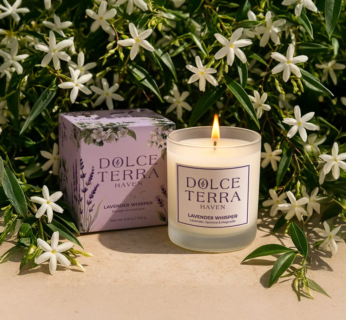Lavender Whisper Poured Candle - 8.8oz