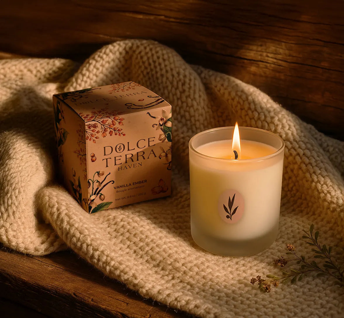 Vanilla Ember Poured Candle - 8.8oz