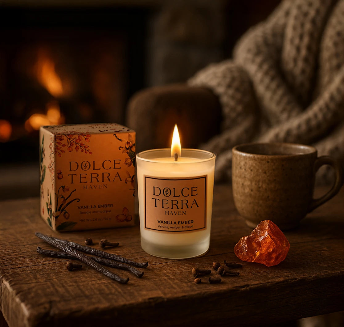 Vanilla Ember Poured Candle - Travel Size