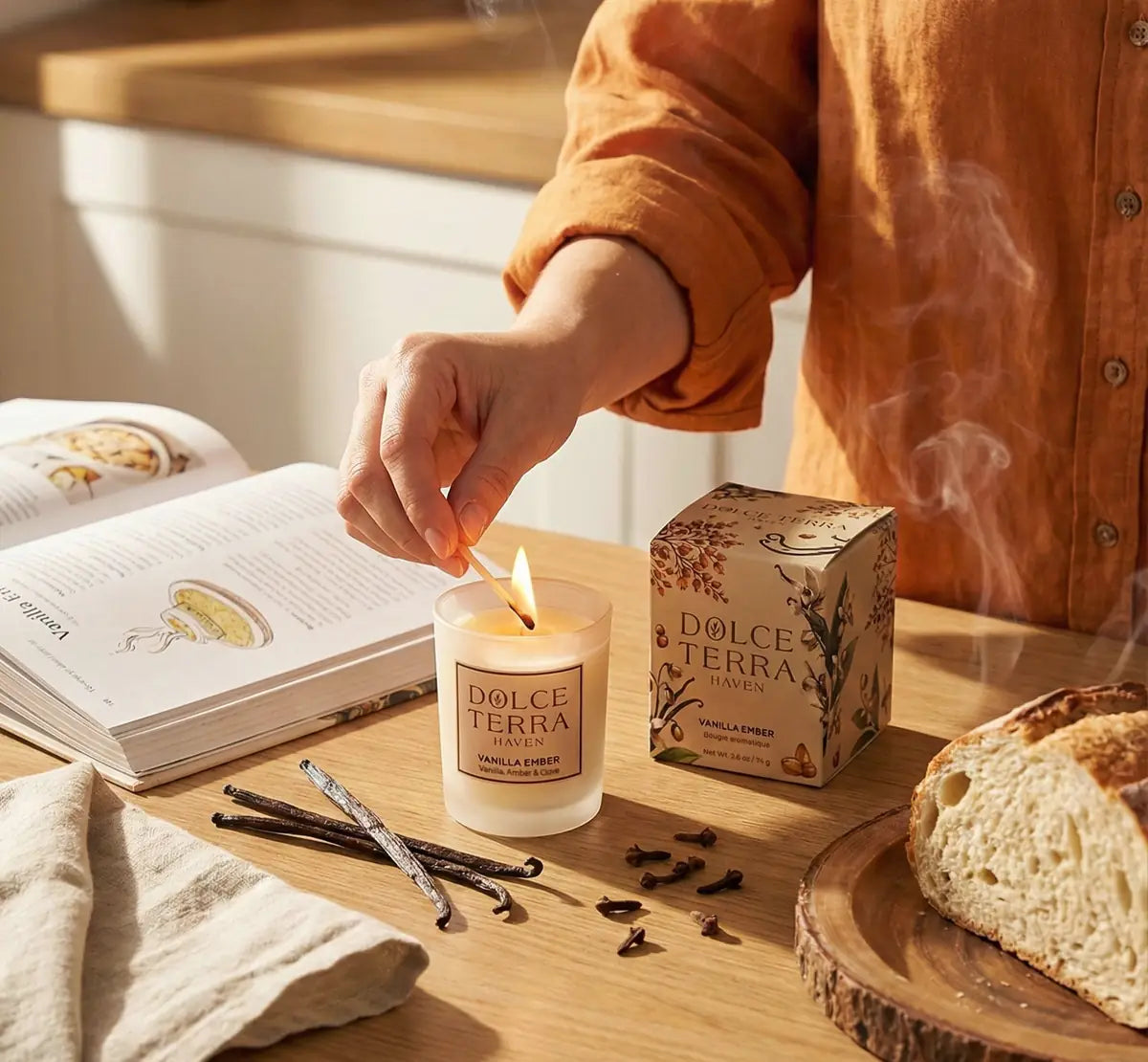 Vanilla Ember Poured Candle - Travel Size