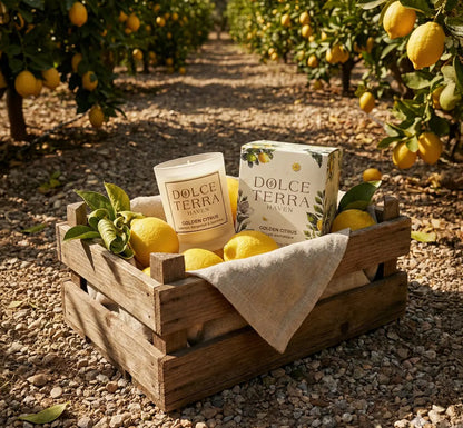 Golden Citrus Poured Candle - Travel Size