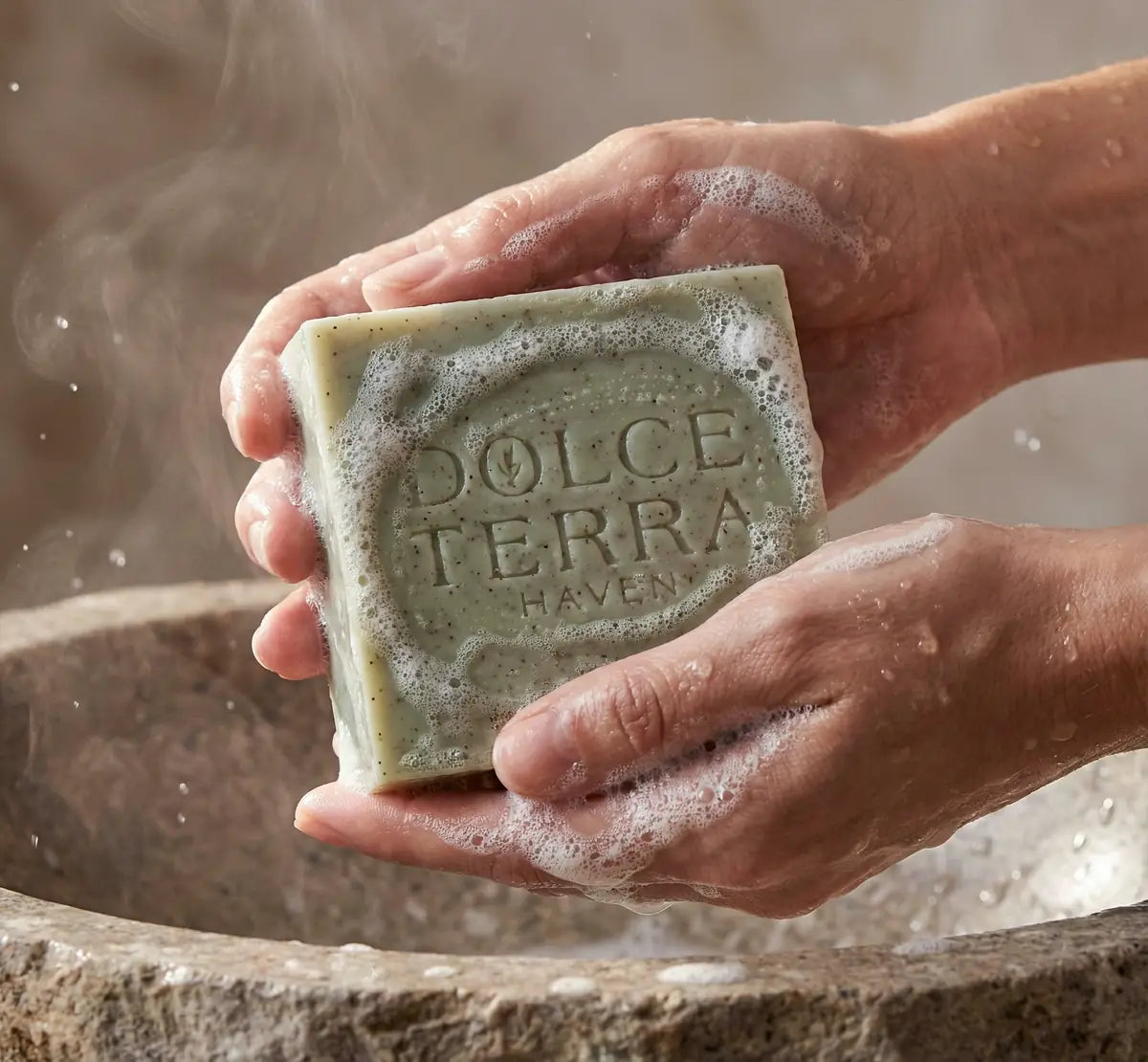 Peppermint & Walnut Exfoliating Bar Soap - 10oz