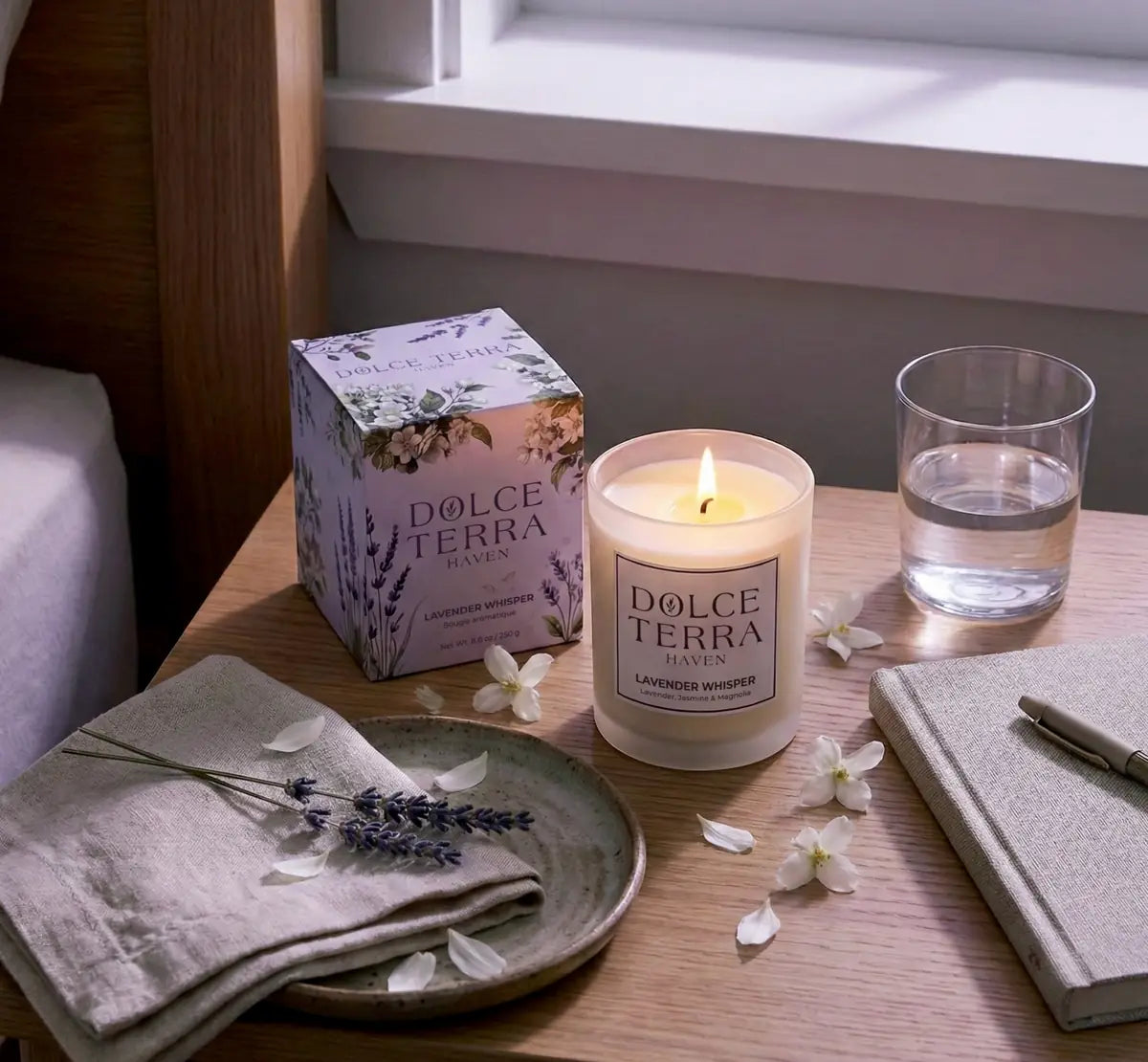 Lavender Whisper Poured Candle - 8.8oz