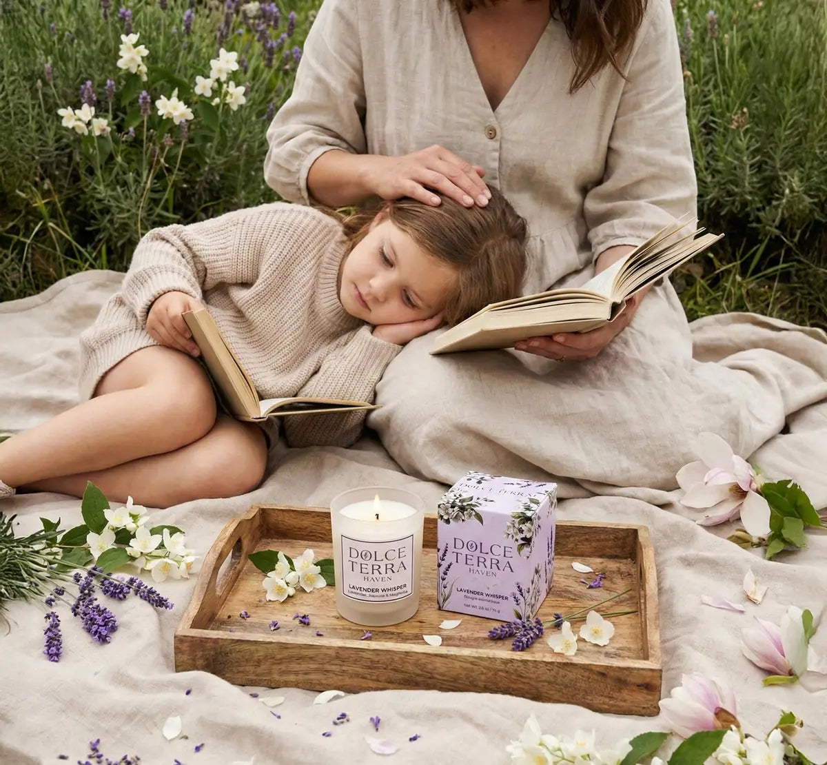 Lavender Whisper Poured Candle - Travel Size