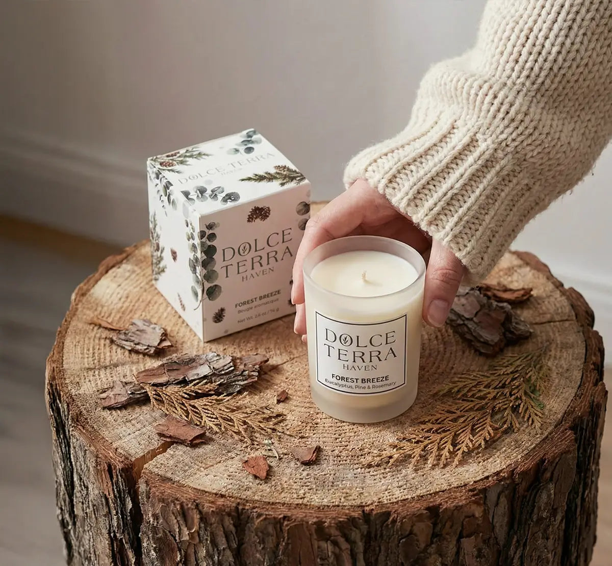 Forest Breeze Poured Candle - Travel Size