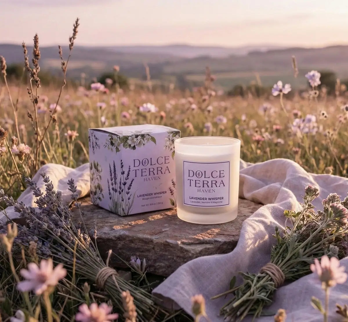 A Symphony of Scents - 4 Big Luxury Candles (8.8oz/each)