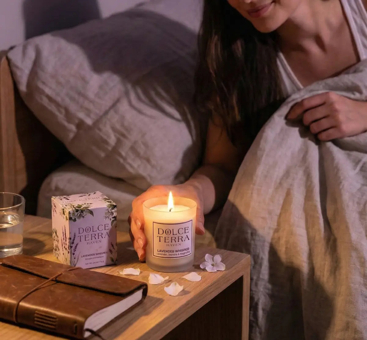 Lavender Whisper Poured Candle - Travel Size