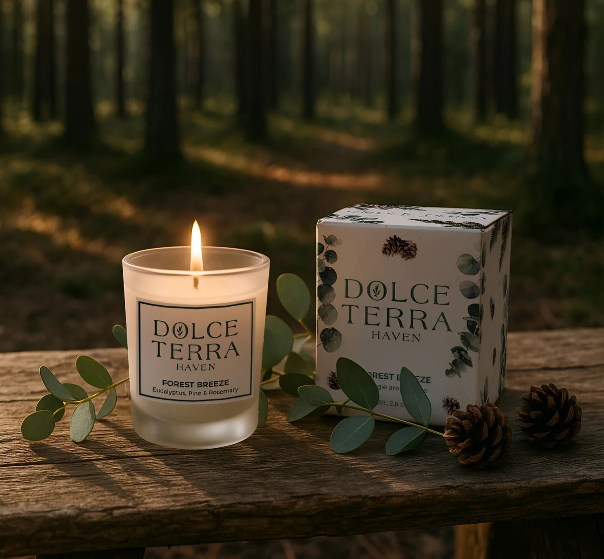 Forest Breeze Poured Candle - Travel Size