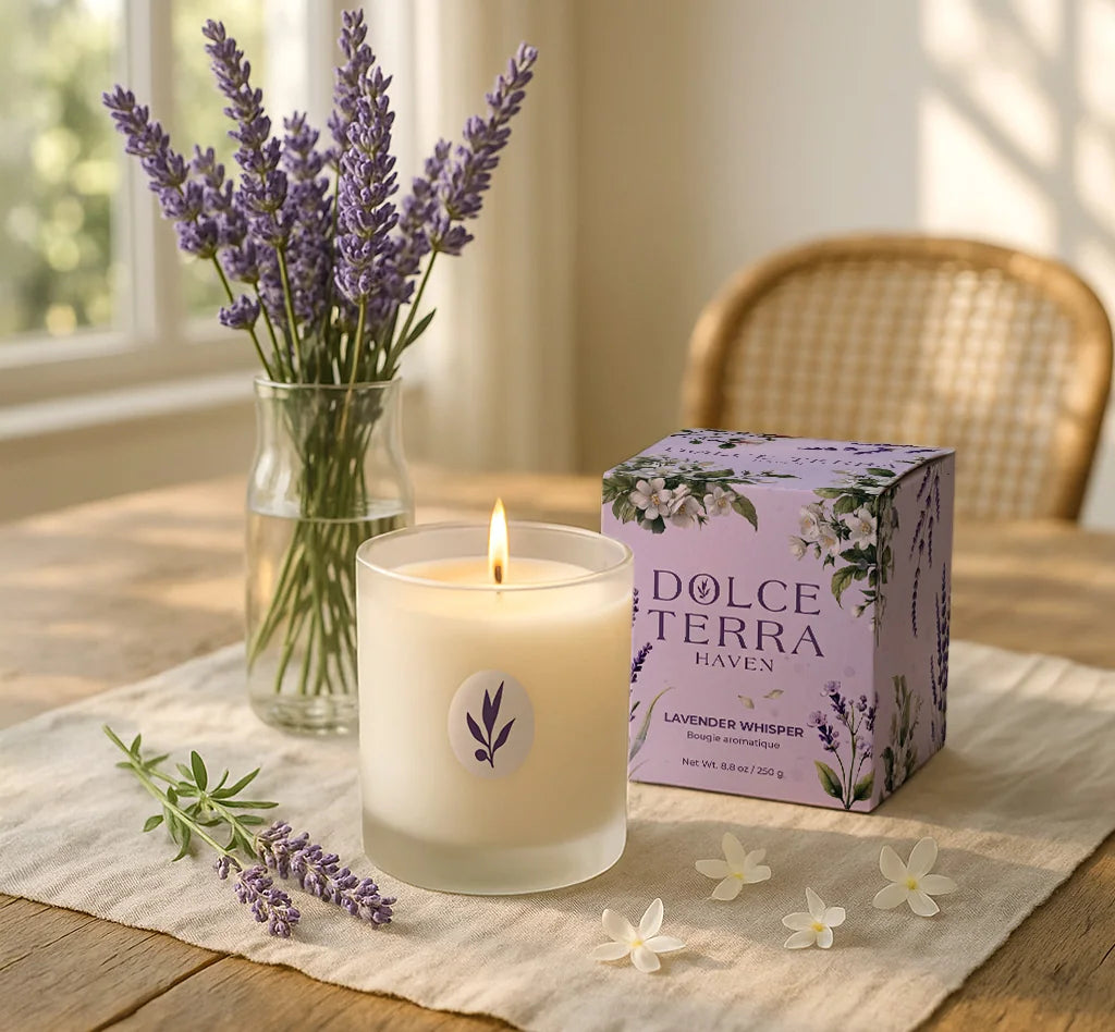 Lavender Whisper Poured Candle - 8.8oz