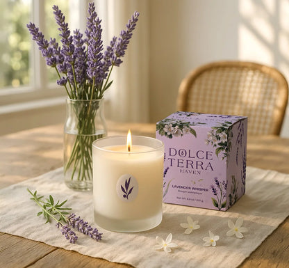 Lavender Whisper Poured Candle - 8.8oz