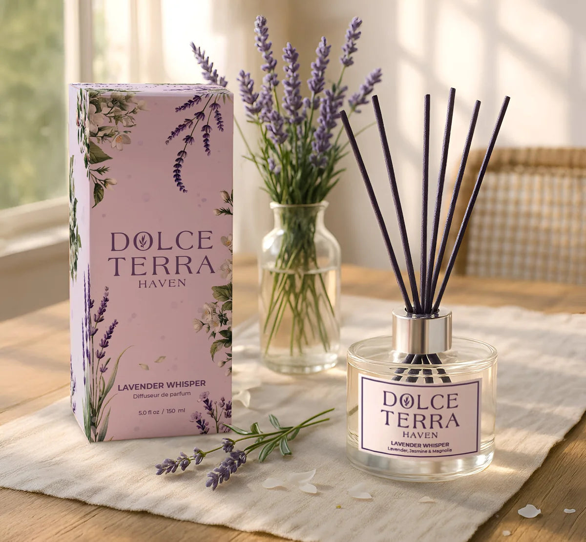 Lavender Whisper Reed Diffuser - 150ml