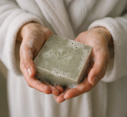 Peppermint & Walnut Exfoliating Bar Soap - 10oz