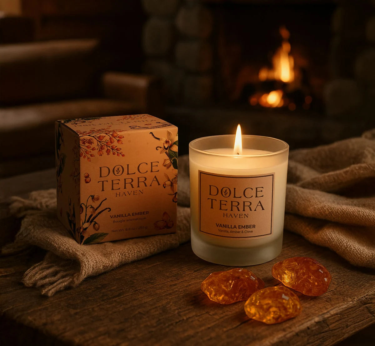 Vanilla Ember Poured Candle - 8.8oz