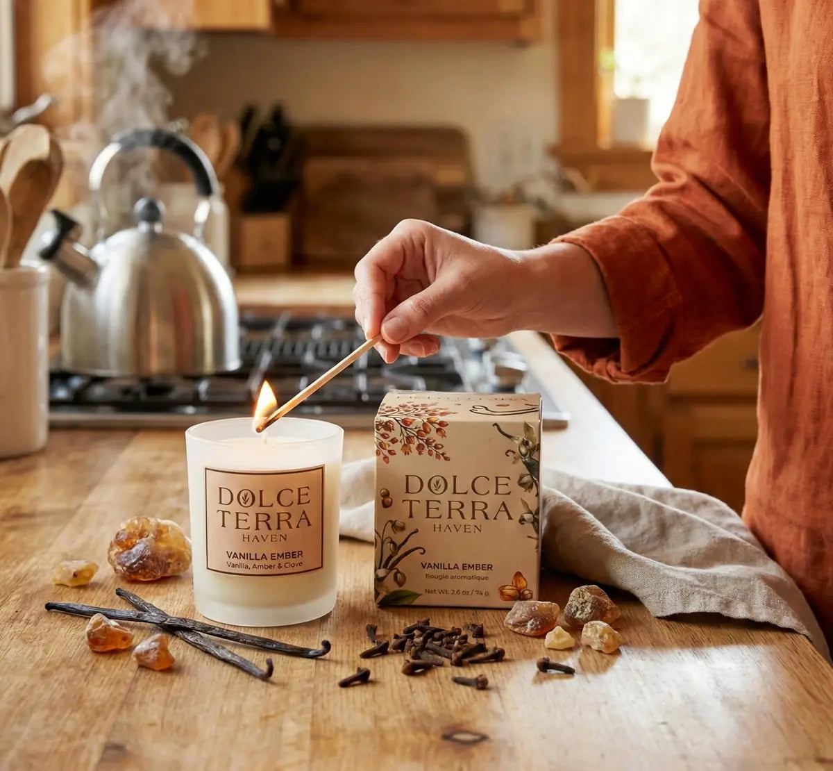 Vanilla Ember Poured Candle - Travel Size